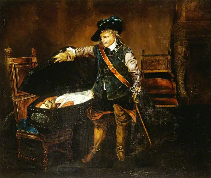 Cromwell contemplant le corps de Charles Ier - Paul Delaroche - Alpha Reproduction