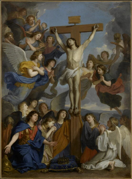 Le Crucifix aux anges - Charles Le Brun