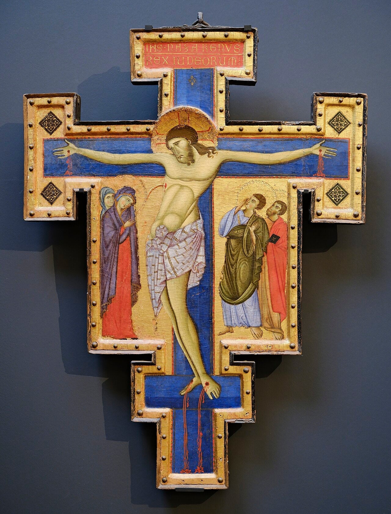 Crucifix du Maestro de San Francesco Louvre - Master of Saint Francis - Alpha Reproduction