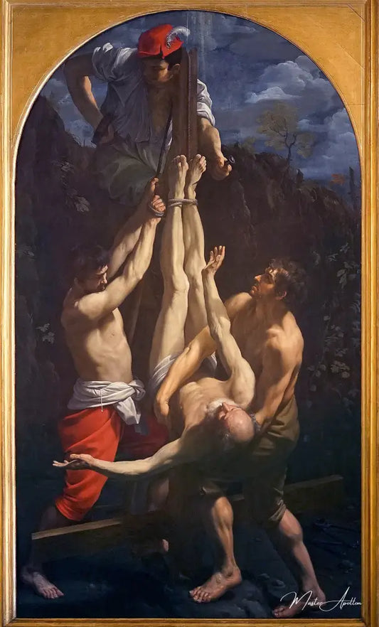 Crucifixion de saint Pierre - Guido Reni Reproductions de tableaux à la peinture à l’huile