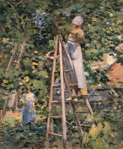 Cueillette de prunes - Theodore Robinson - Alpha Reproduction