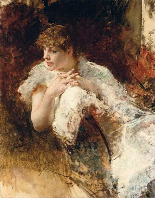 дама наполитанская - Giuseppe De Nittis