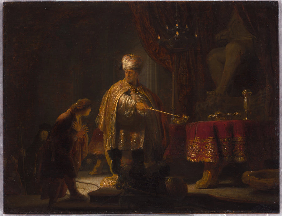 Daniel et Cyrus devant l’idole Bel — Rembrandt