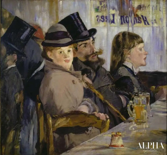 Dans le café - Edouard Manet - Reproductions de tableaux et peintures haut de gamme