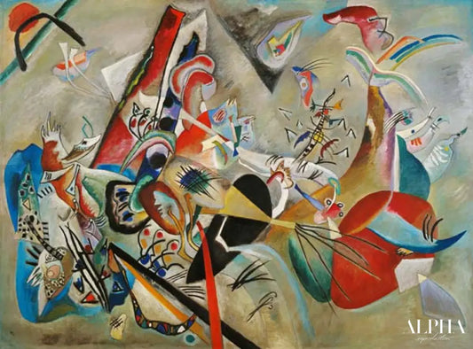 Dans le gris - Vassily Kandinsky - Reproductions de tableaux et peintures haut de gamme