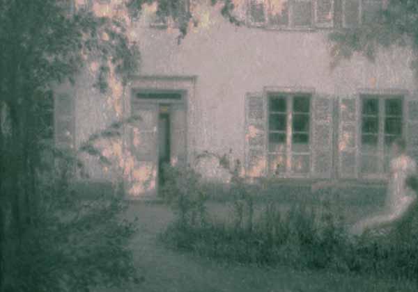 Dans le jardin - Henri Le Sidaner image 1 reproduction réalisée par Alpha Reproduction