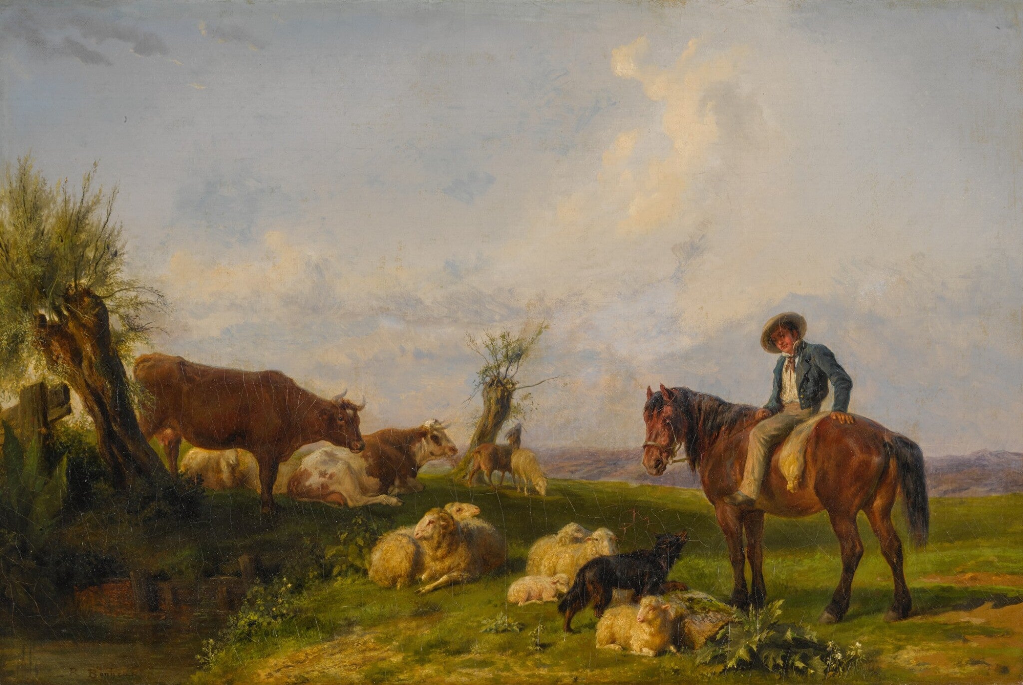 Dans le pré - Rosa Bonheur - Alpha Reproduction