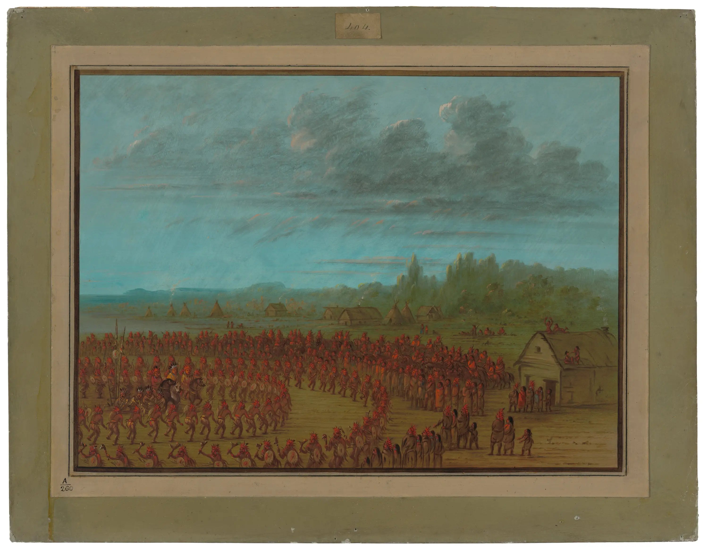 Danse de guerre des Saukies - George Catlin - Alpha Reproduction