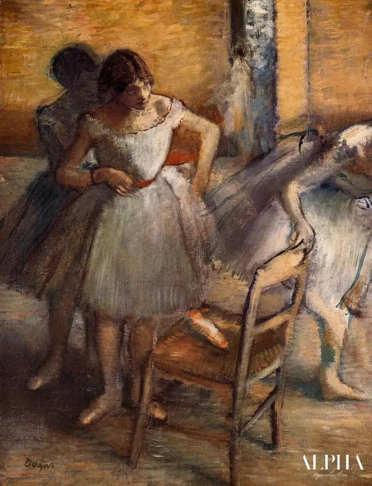 Danseurs, 1895-1900 - Edgar Degas - Reproductions de tableaux et peintures haut de gamme