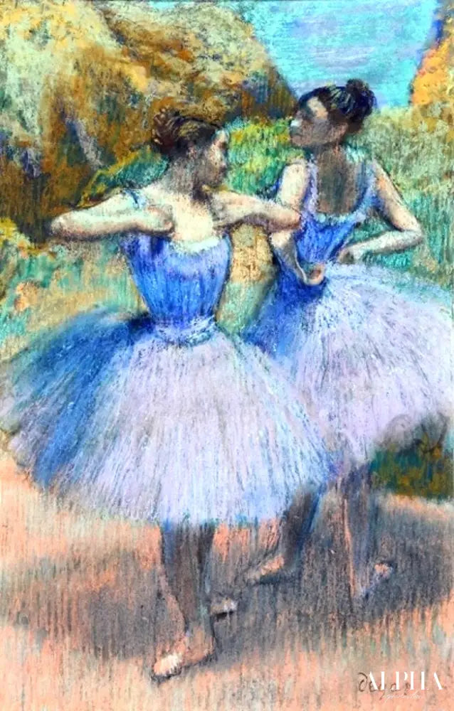 Danseuses en violet - Edgar Degas - Reproductions de tableaux et peintures haut de gamme