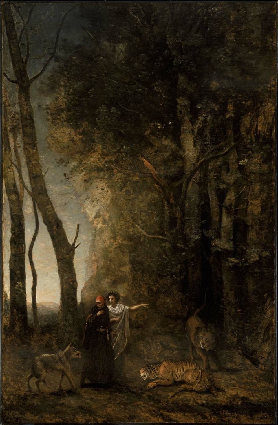 Dante et Virgile - Jean-Baptiste Camille Corot - Alpha Reproduction