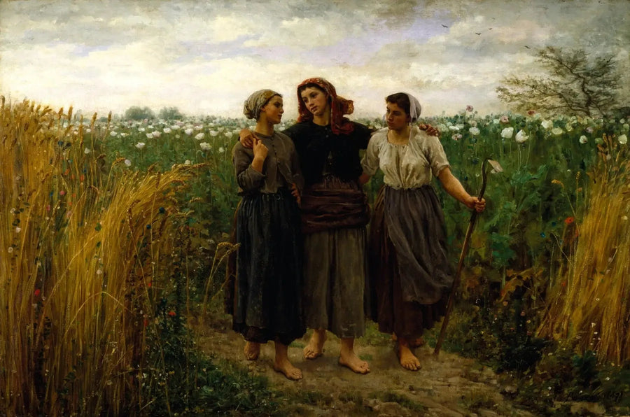 Вернувшись с полей - Жюль Бретон
