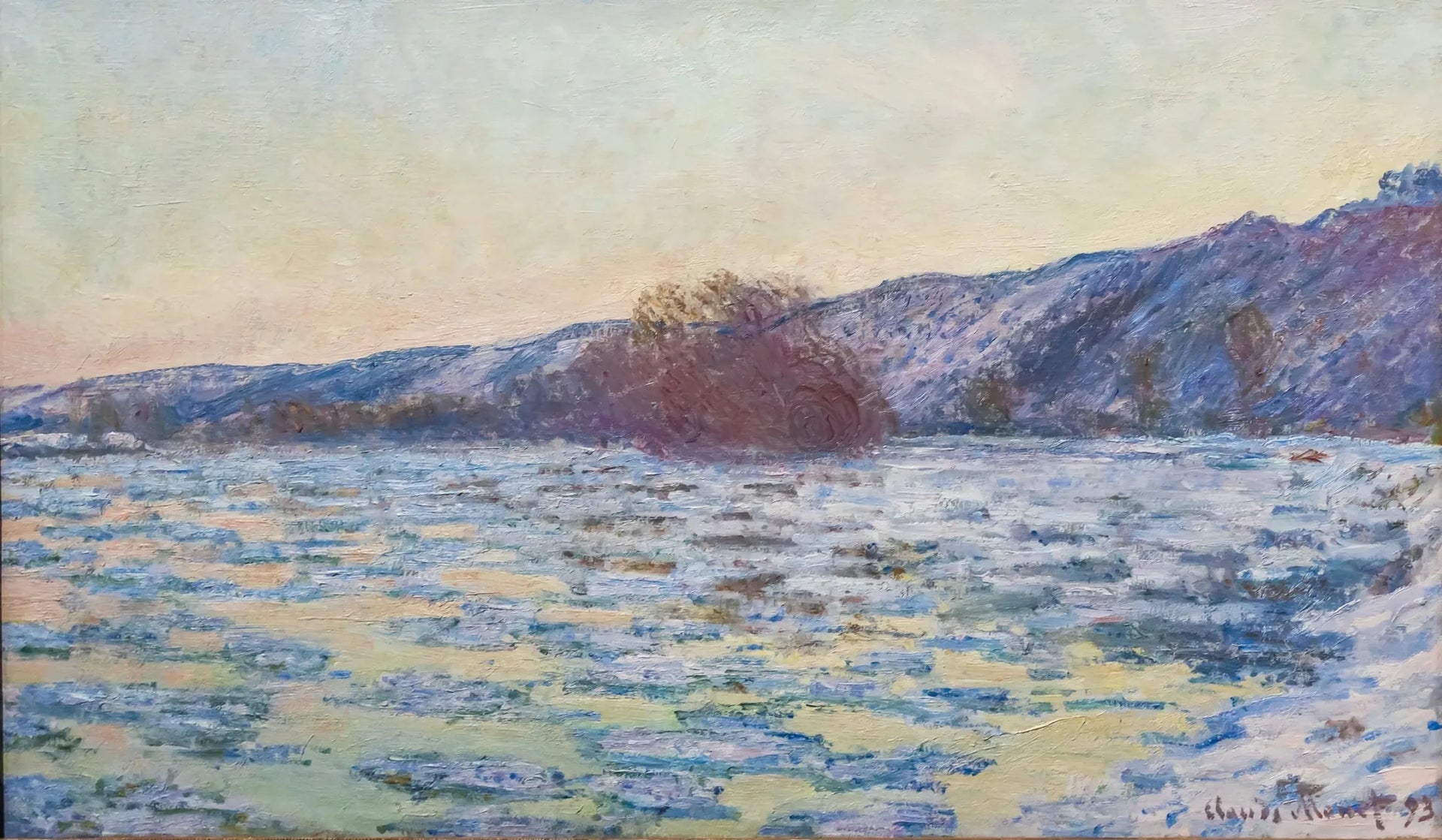 La Débâcle de la Seine de Claude Monet, 1893 – Museum Langmatt, inventaire 154, Wildenstein 1344