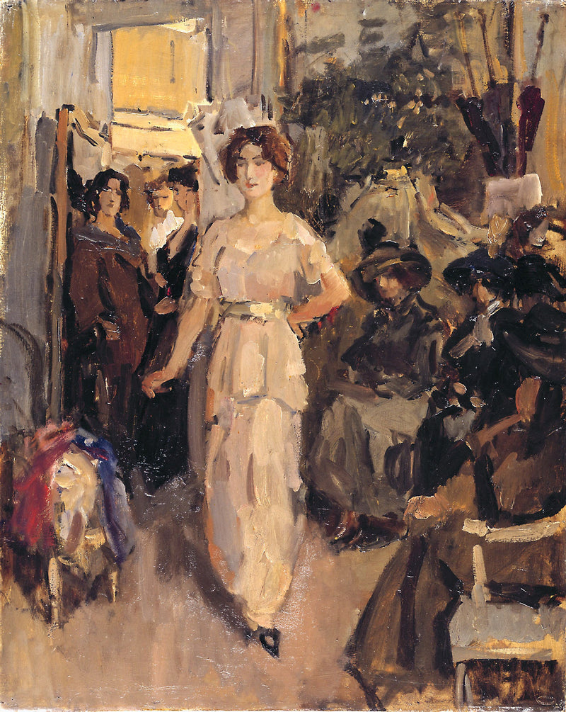 Модный показ у Hirsch - Isaac Israëls