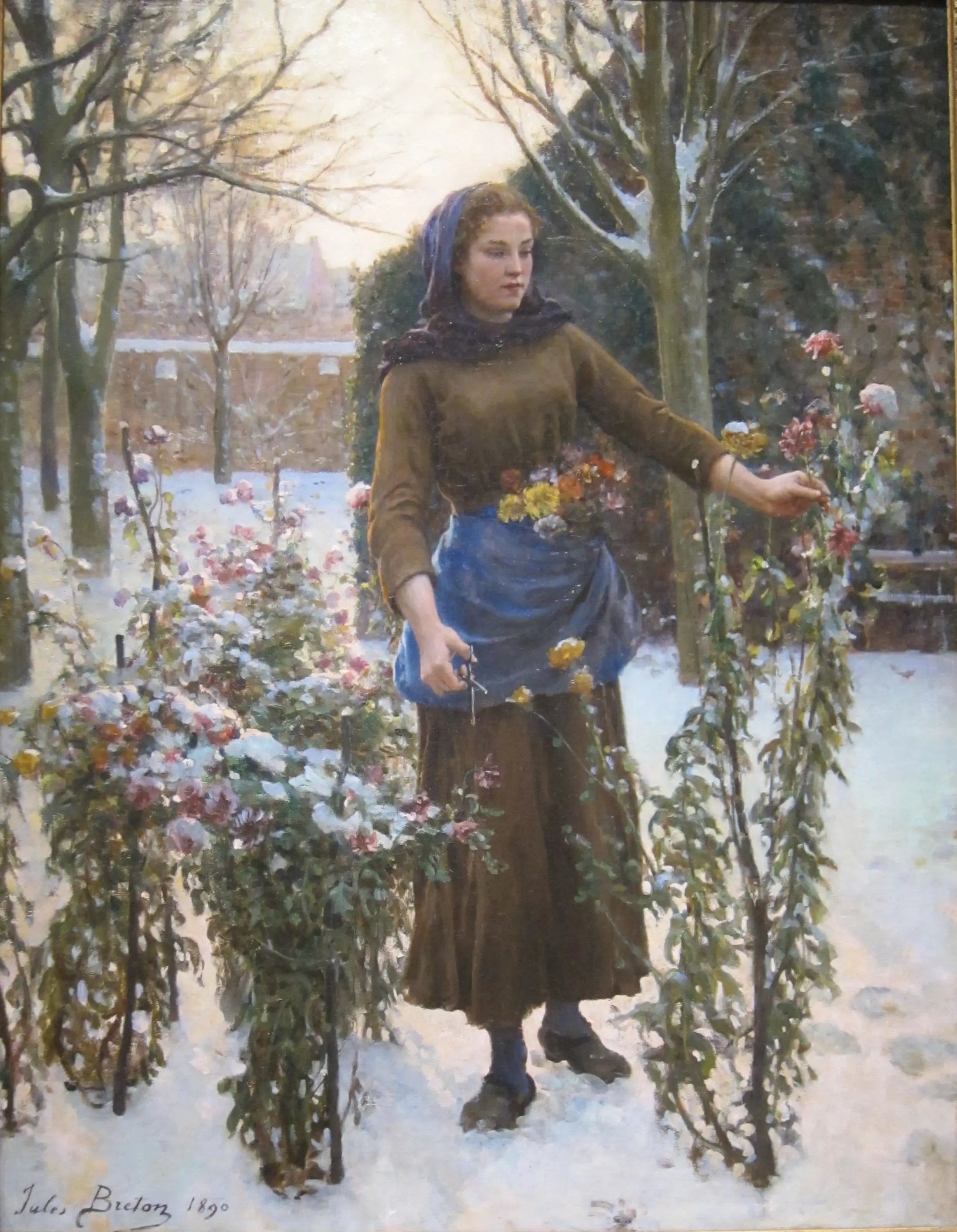 Dernières fleurs - Jules Breton - Alpha Reproduction