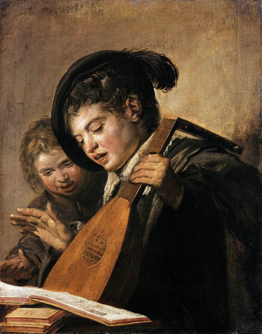 Deux Garçons jouant et chantant - Frans Hals - Alpha Reproduction