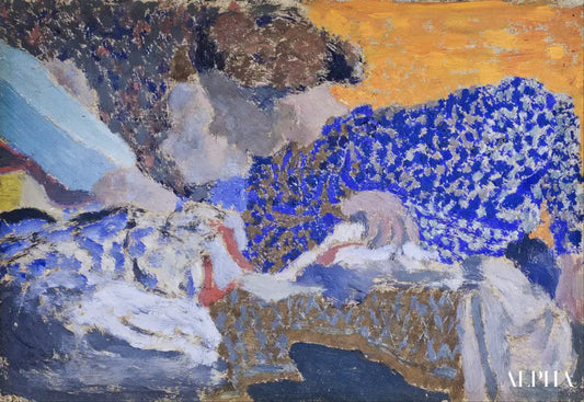 Deux ouvrières dans l'atelier de couture - Édouard Vuillard - Reproductions de tableaux et peintures haut de gamme