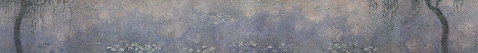 Les Deux Saules de Claude Monet, 1914–1926 – Orangerie INV 20104, quatre panneaux