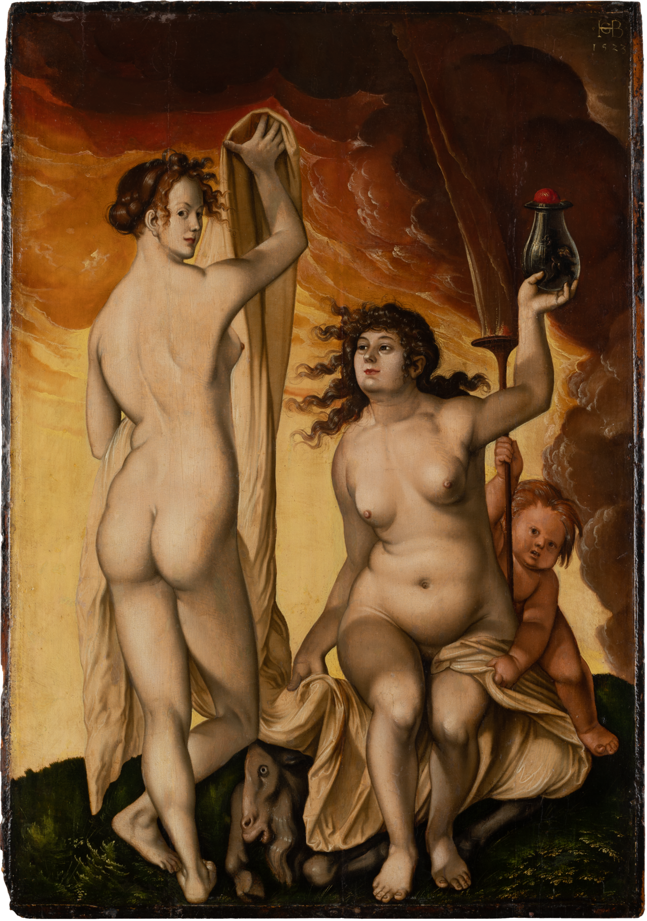 Deux sorcières - Hans Baldung Grien - Alpha Reproduction