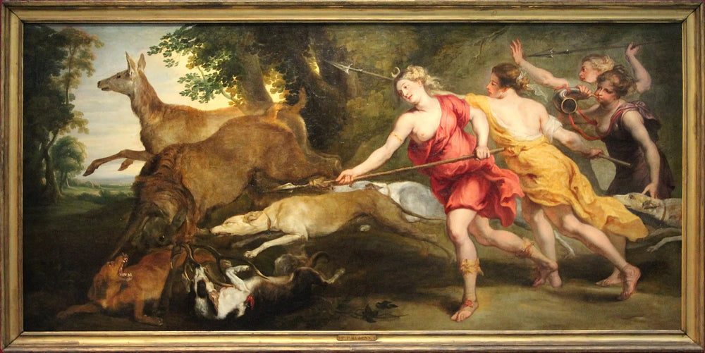 Diane chasseresse et ses nymphes - Peter Paul Rubens image 1 tableau peint à l’huile sur toile