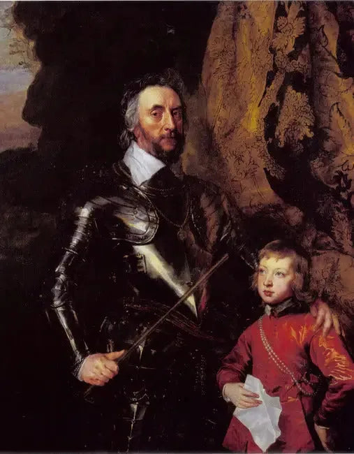 Двойной портрет Томаса Говарда, 21-го графа Арнделя (1585–1646), с его внуком, Томасом Говардом, позднее 22-м графом Арнделем и 5-м герцогом Норфолком — Антуан Ван Дейк