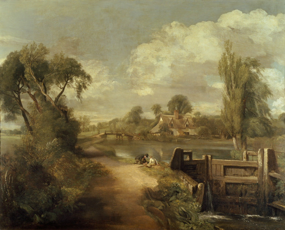 Écluse de Flatford - John Constable - Alpha Reproduction