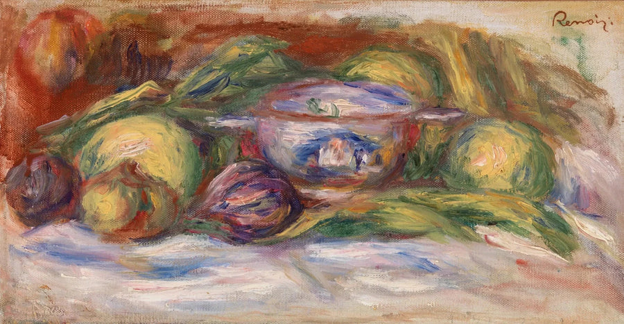 Бол, Инжиры и Яблоки (Чаша, инжиры и яблоки) - Пьер-Огюст Ренуар