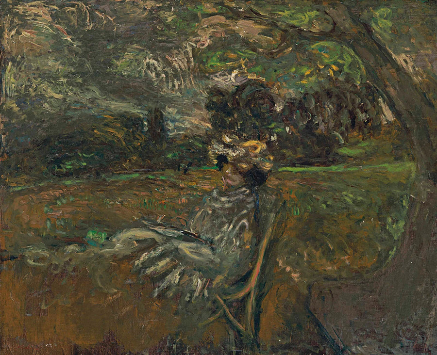 Madame Hessel au soleil couchant, peinture de Édouard Vuillard