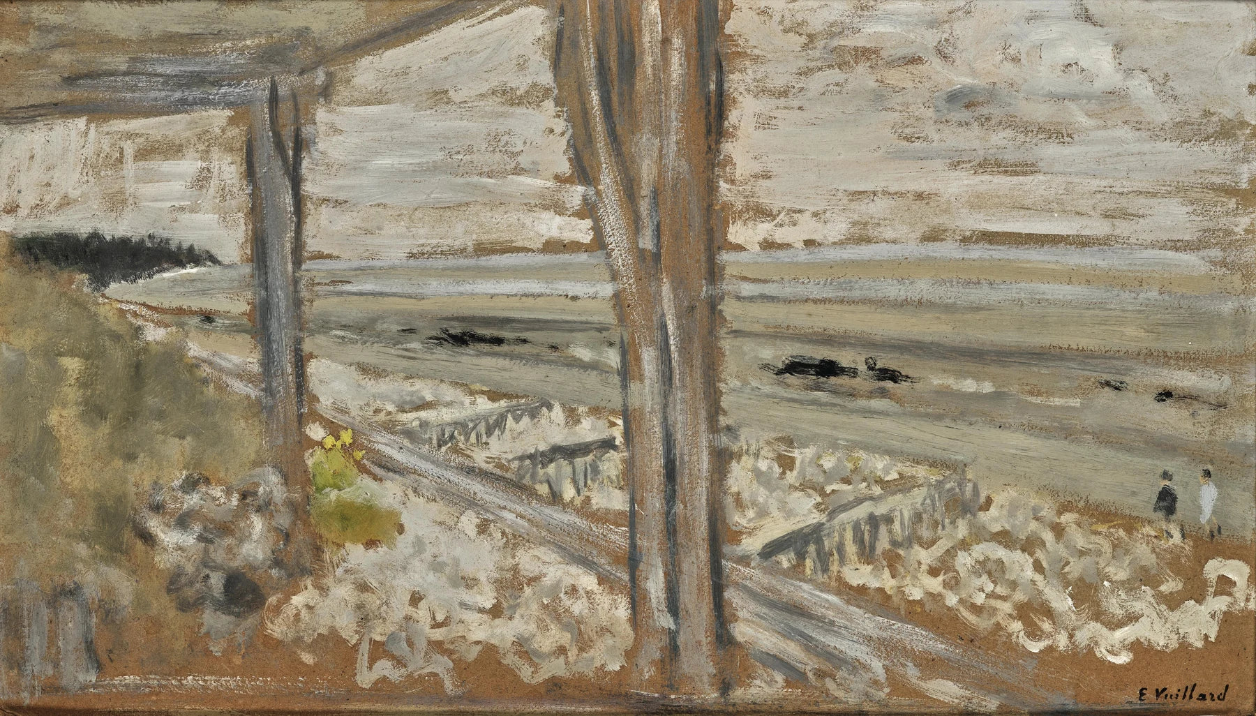 La Grève, peinture de Édouard Vuillard