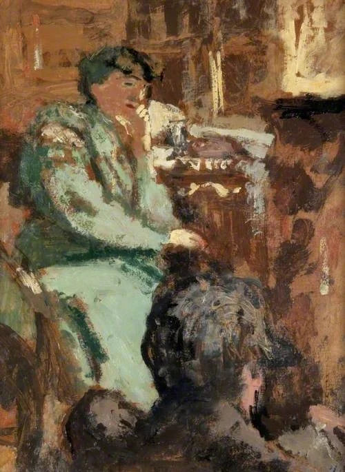 Femme en vert - Édouard Vuillard