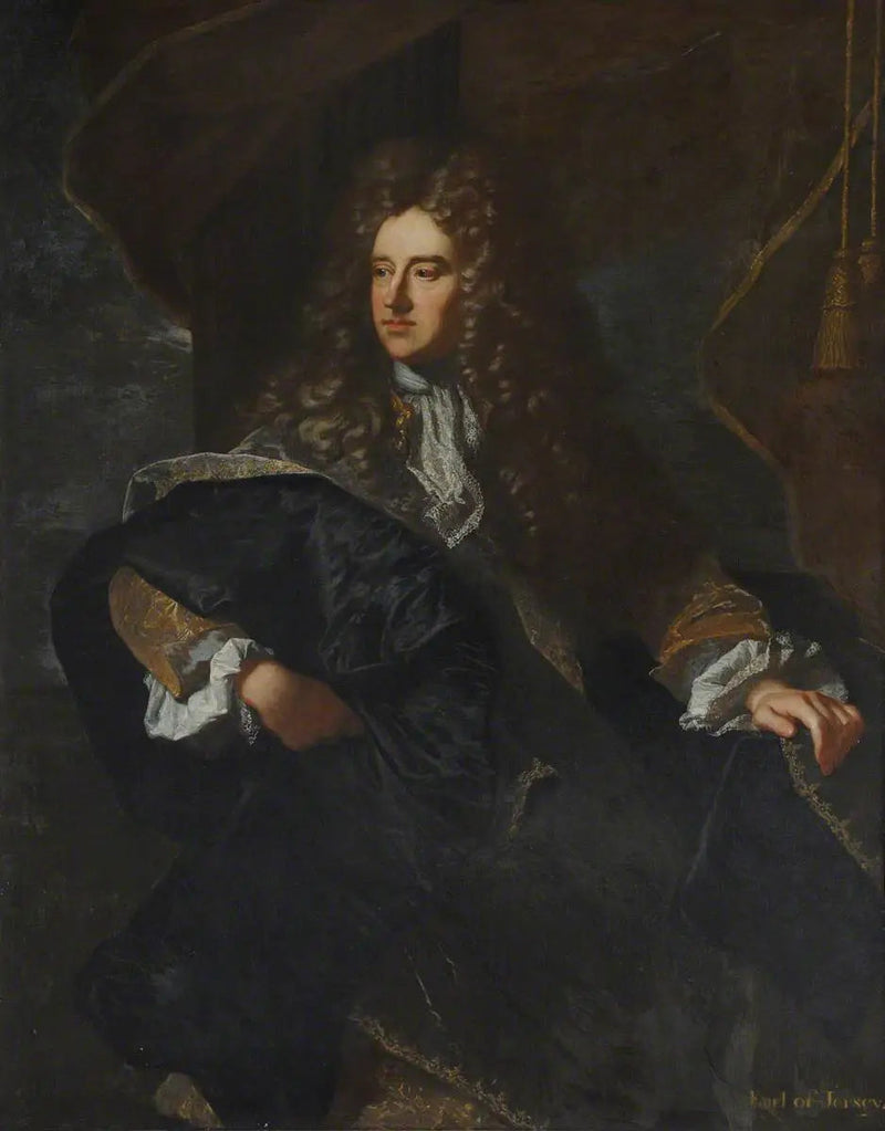 Эдвард Вилье (1655–1711), граф Джерси, рыцарь маршал королевского двора и дипломат - Гиацинт Ригу