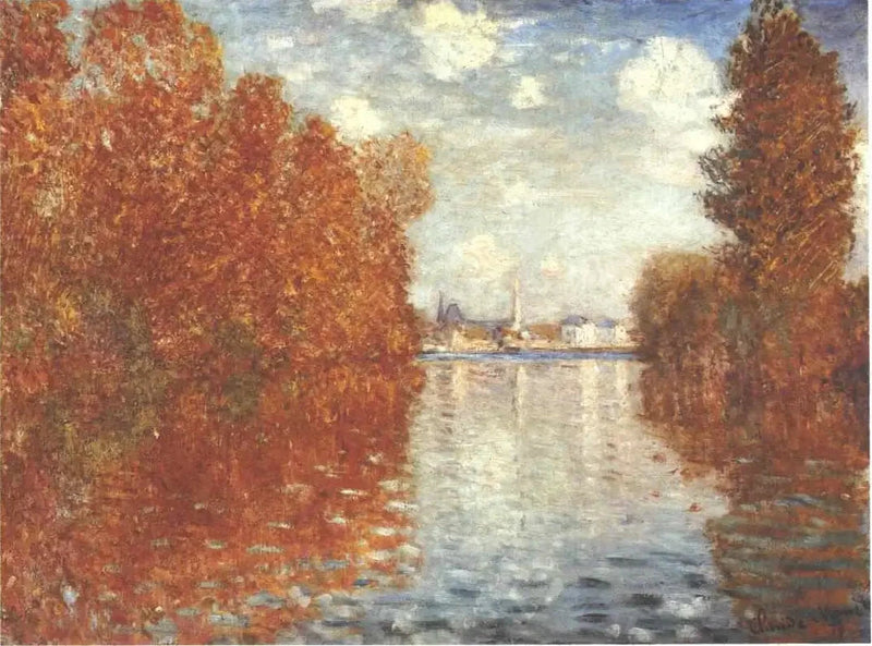 Осенний эффект в Argenteuil W290 - Клод Моне
