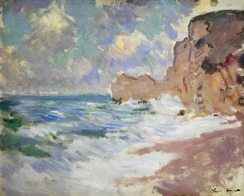 Волновой эффект в Étretat W827a - Клод Моне