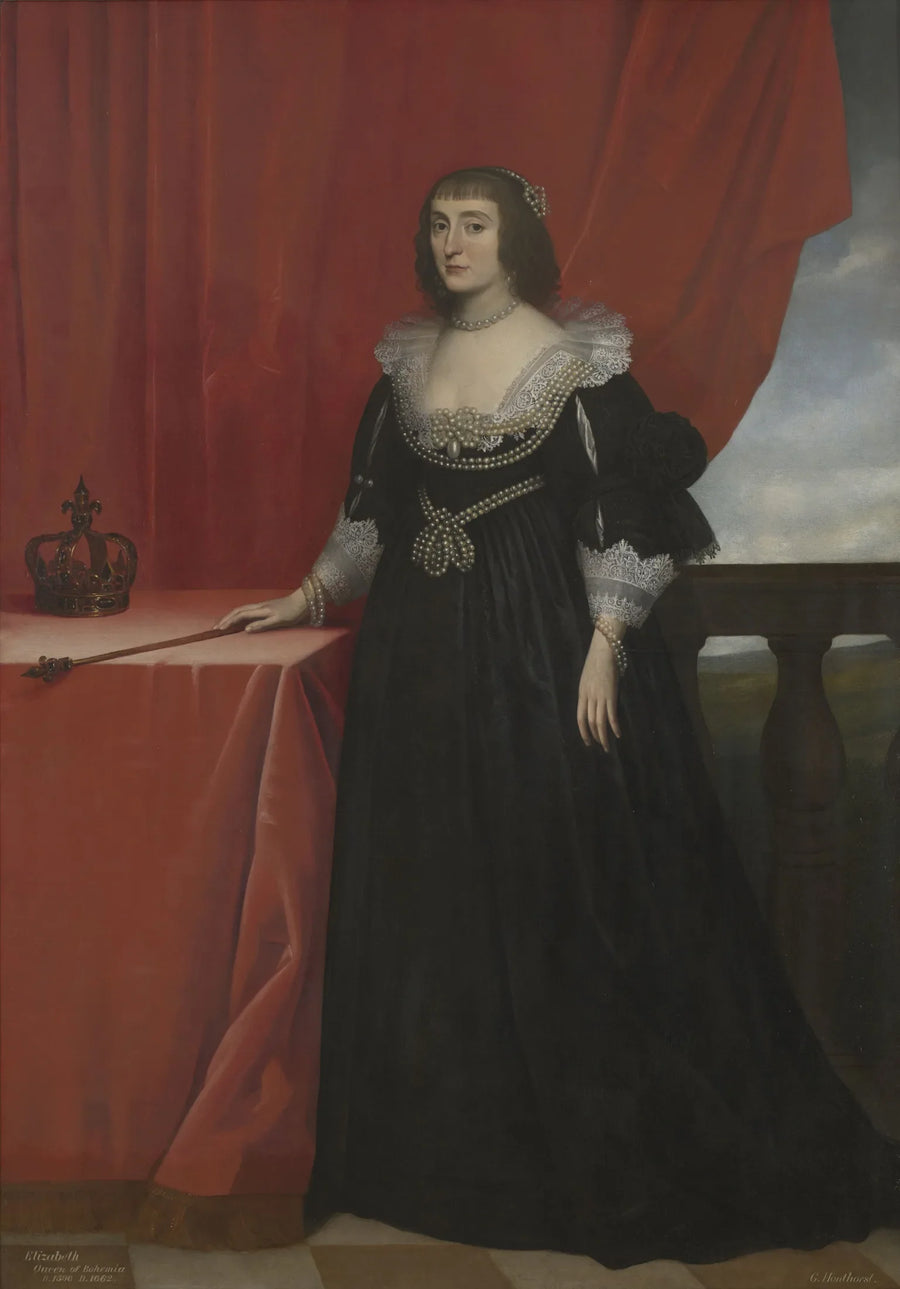 Елизавета, королева Богемии (1596–1662), « королева зимы » - Gerrit van Honthorst