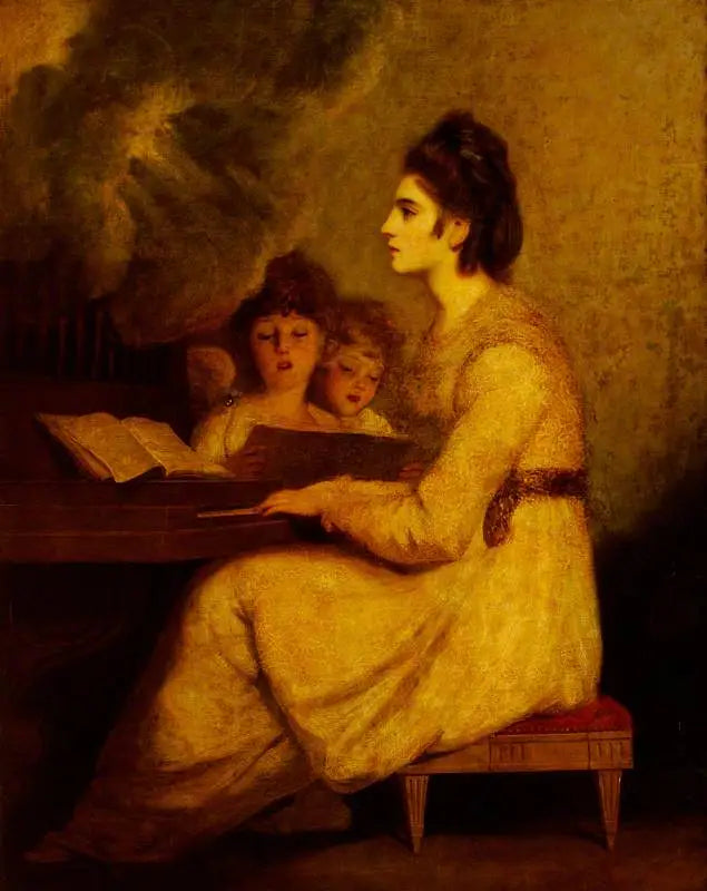 Элизабет Линли (1754–1792), мадам Ричард Бринсли Шеридан в роли Святой Целестины - Джошуа Рейнольдс
