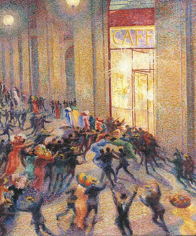Бунт в галерее - Умберто Боччони