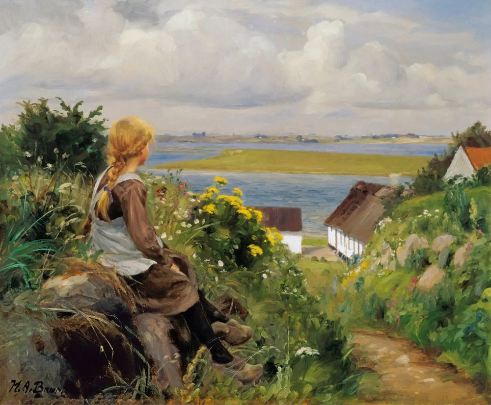 En pensée - H. A. Brendekilde - Alpha Reproduction