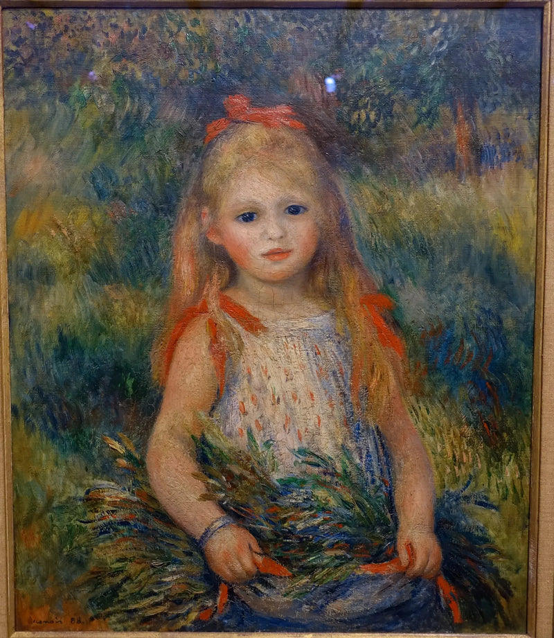 Ребёнок с колосьями - Пьер-Огюст Ренуар