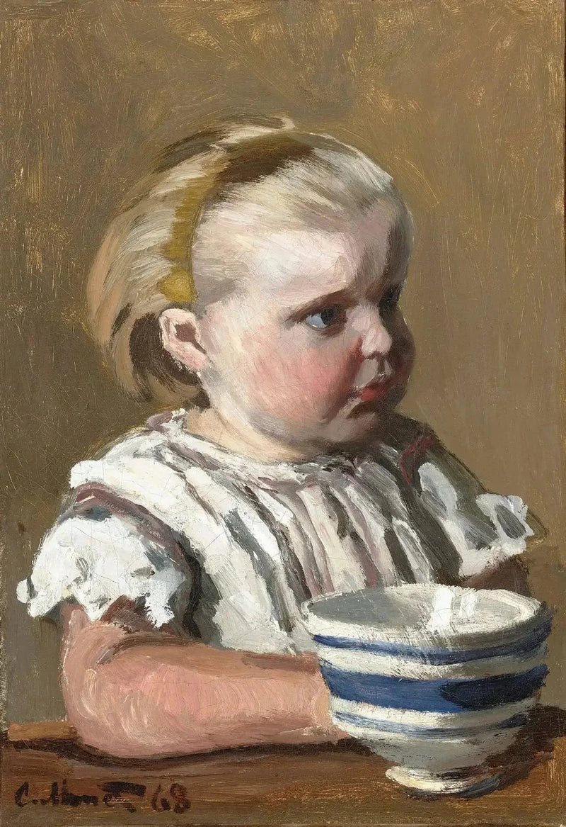 Ребенок с чашкой, портрет Жана Моне W131 - Клод Моне