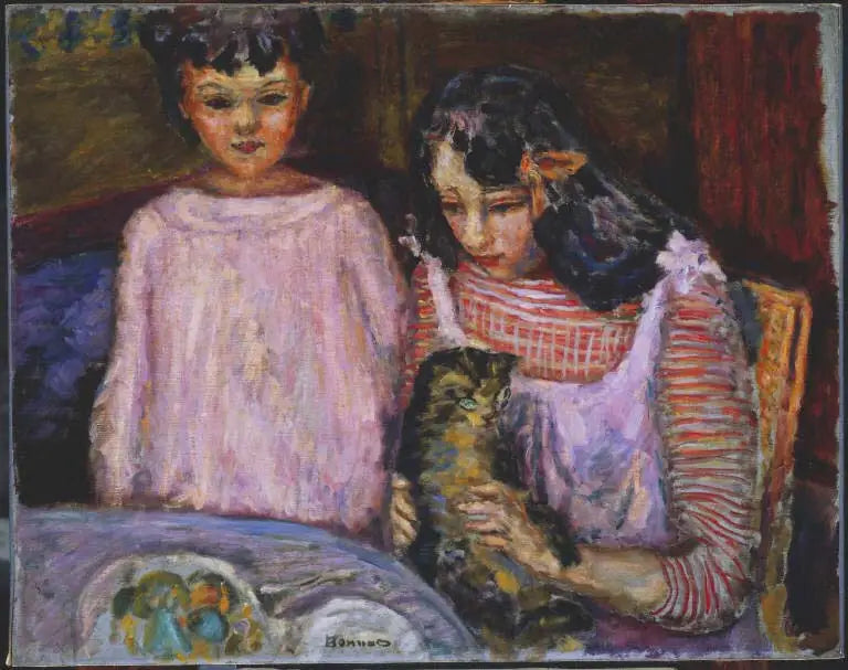 Дети и кот - Пьер Боннар