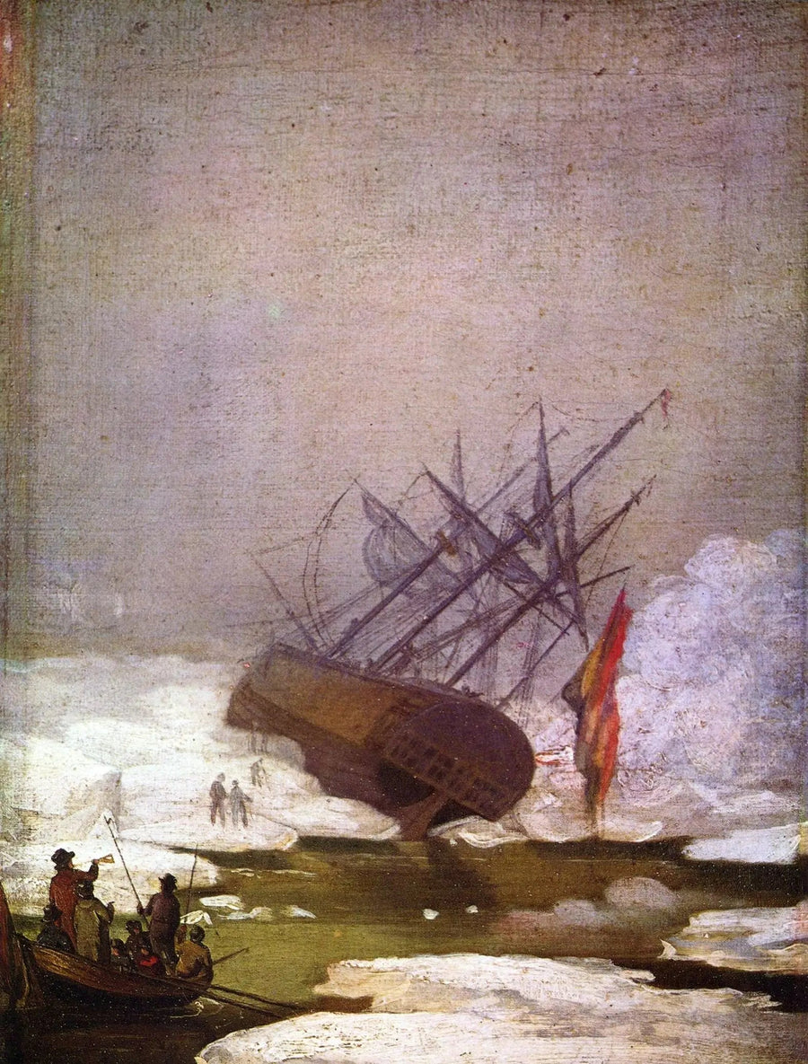 Обломок в ледяном море - Каспар Давид Фридрих