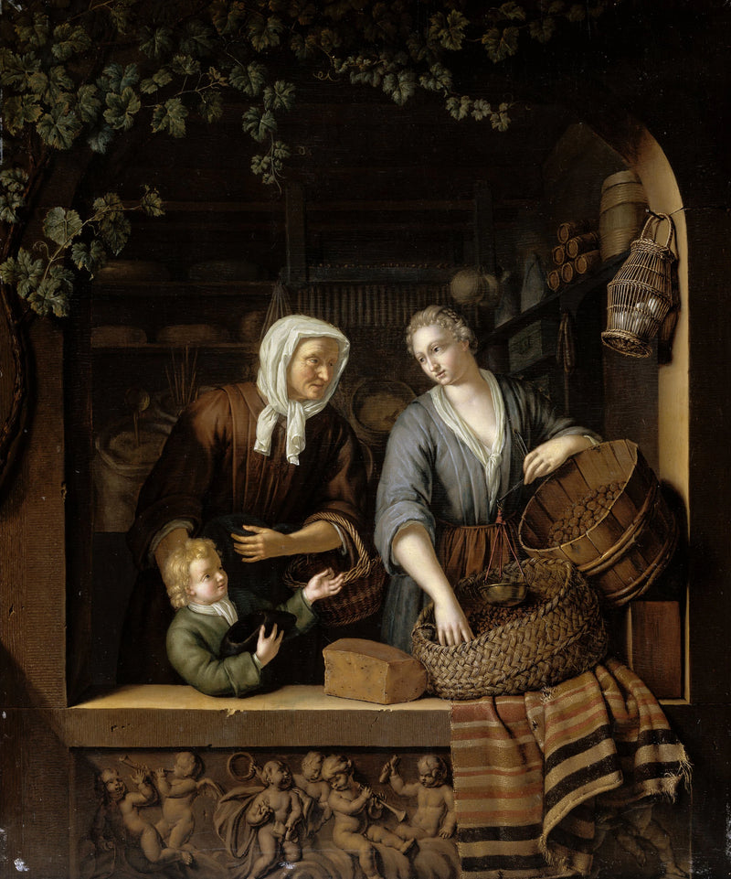 L'épicier - Frans van Mieris