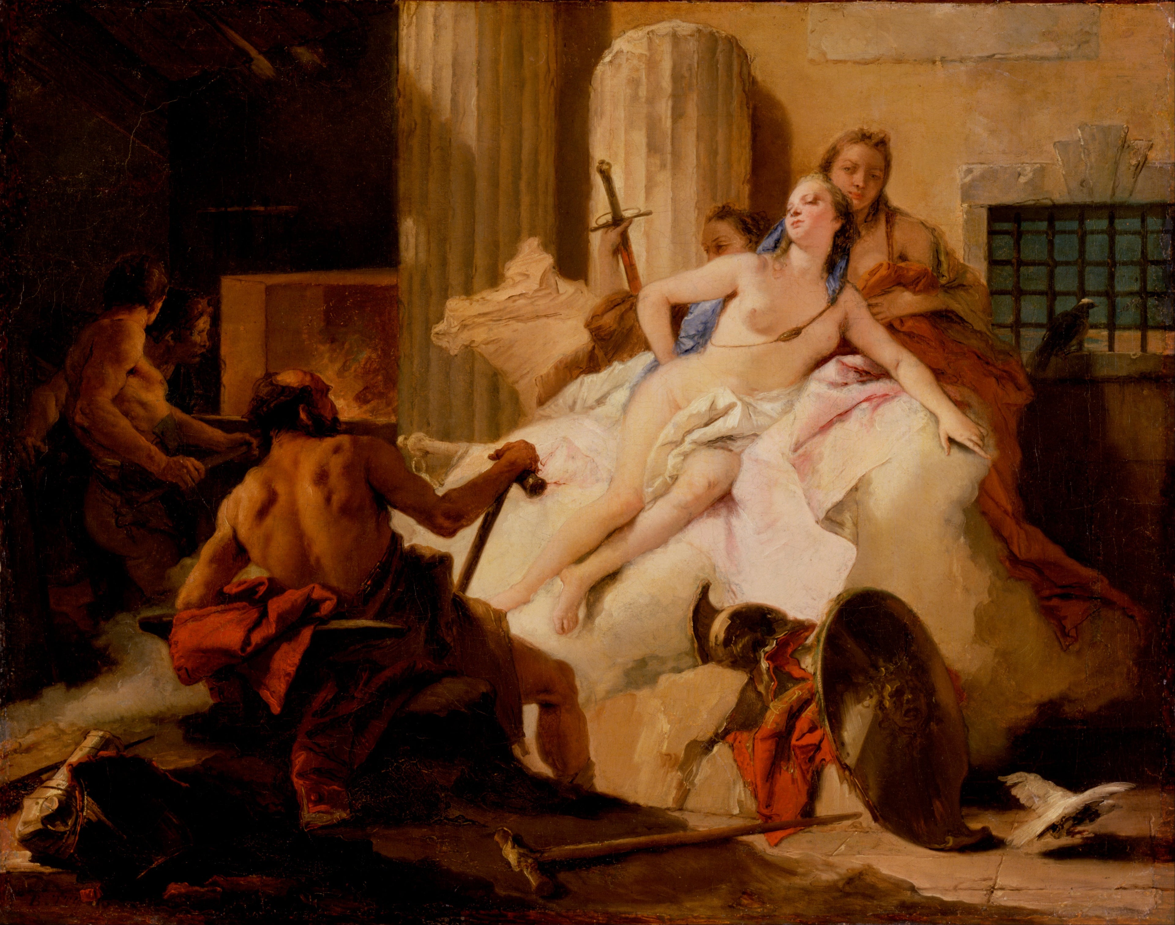 Esquisse pour « Vénus et Vulcain » - Giovanni Battista Tiepolo - Alpha Reproduction