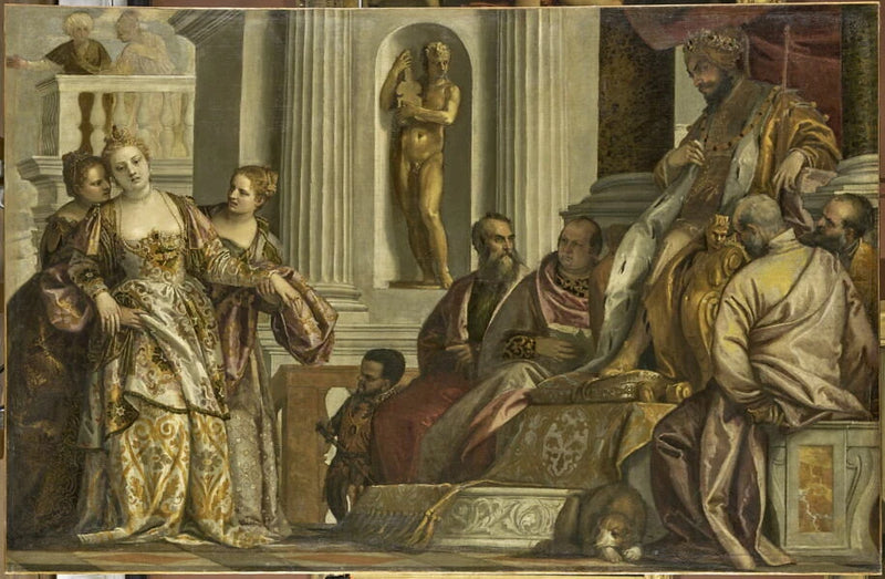 Esther et Assuérus - Benedetto Caliari