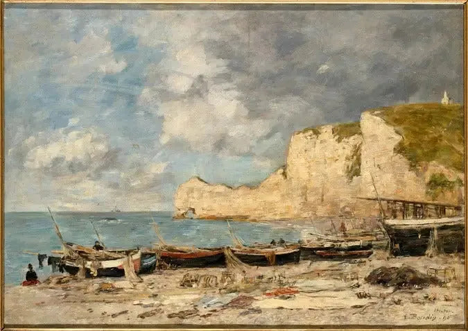 Этрета, утес д'Амон - Эжен Буден