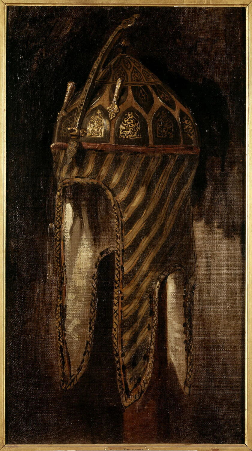 Étude de casque circassien - Eugène Delacroix