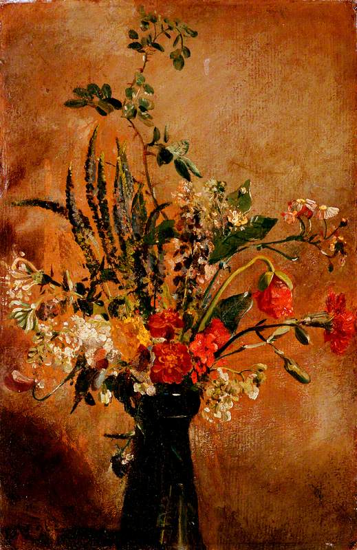 Étude de fleurs dans un verre à jacinthe - John Constable - Alpha Reproduction