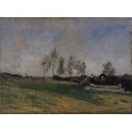 Étude de paysage - Jean-Baptiste Camille Corot - Alpha Reproduction