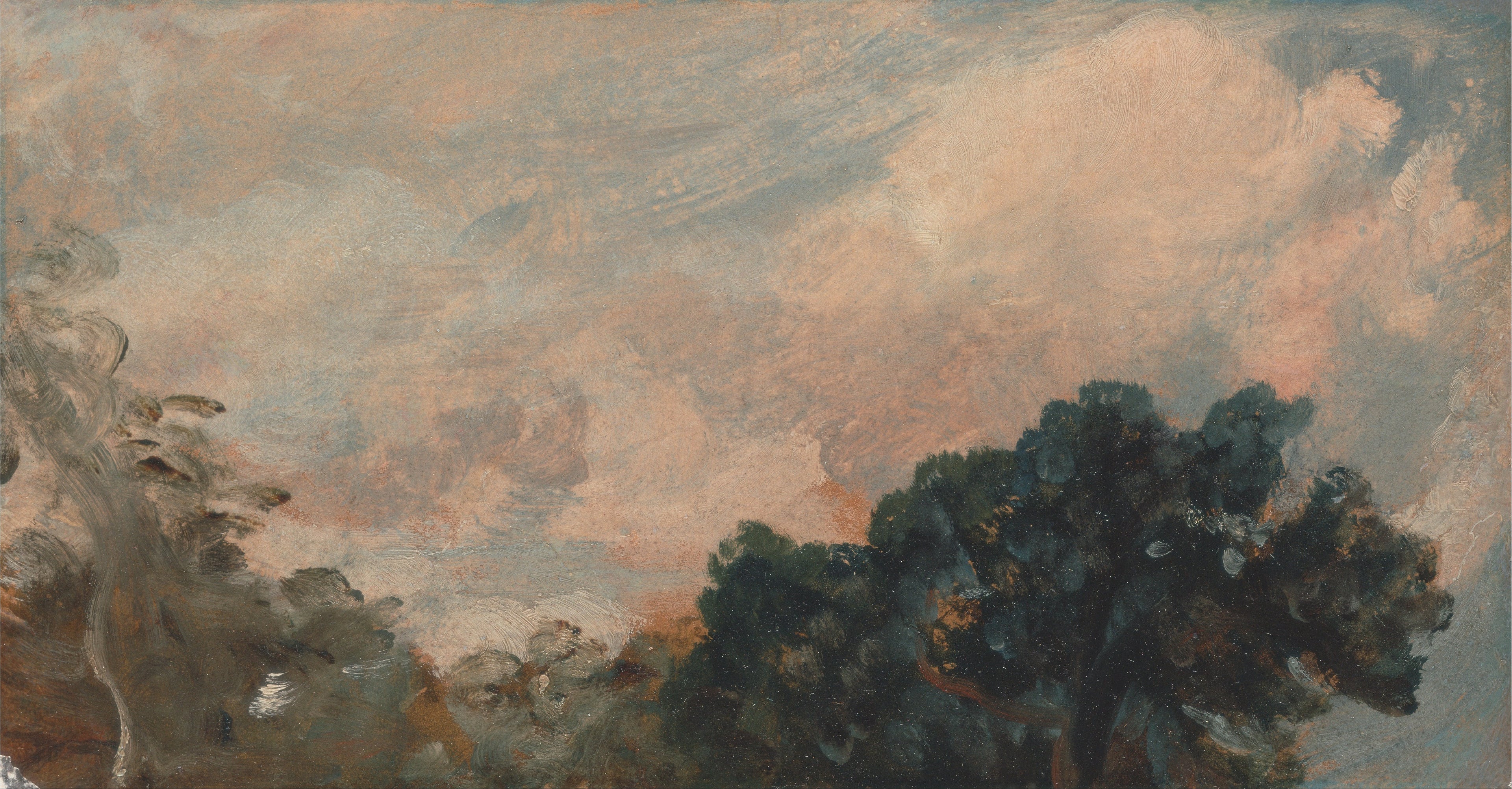 Étude des nuages avec un arbre - John Constable - Alpha Reproduction