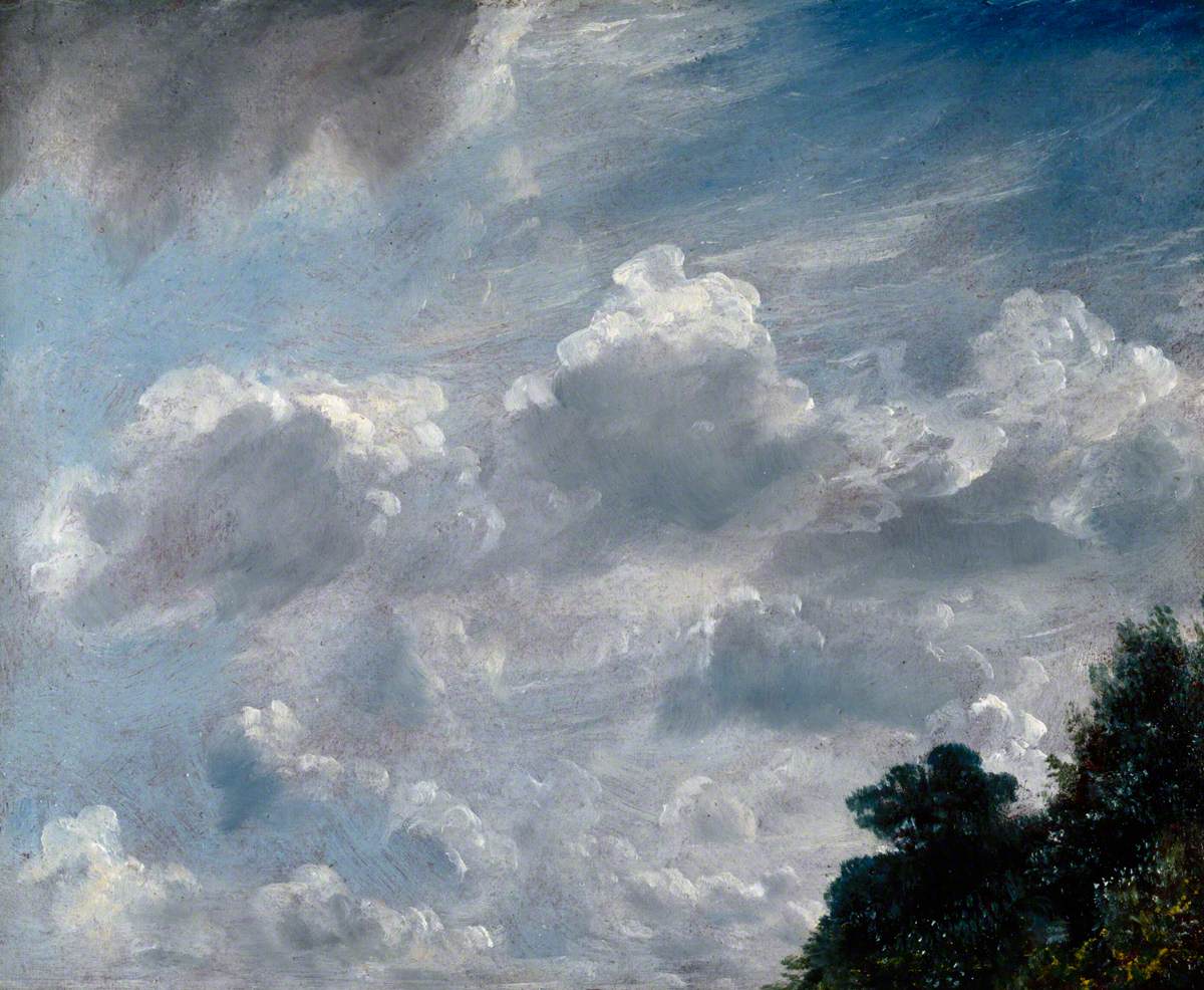 Étude des nuages : Hampstead arbre à droite - John Constable - Alpha Reproduction